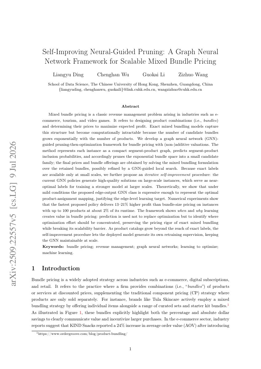 First page of Self-Improving Neural-Guided Pruning